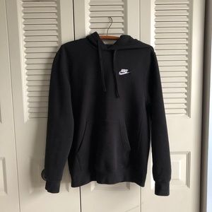 Nike sportswear fleece hoodie black size XS